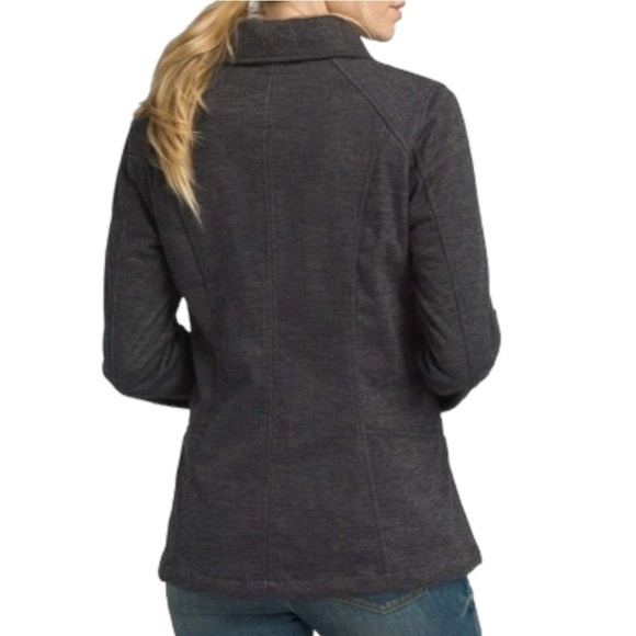 prAna Marabelle Zip-up Waterproof Fleece Softshell Jacket - Gray - Size Small - Picture 4 of 12